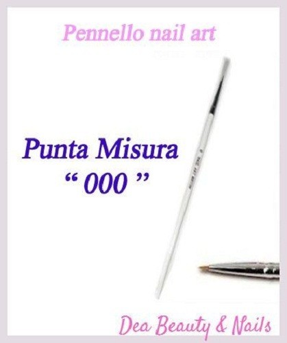 Pennello punta 000 nail art - pennello,