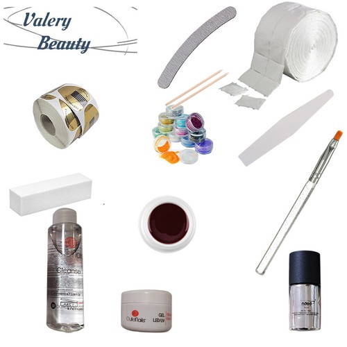Kit ricostruzione unghie gel - kit,