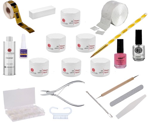 Kit ricostruzione unghie gel - kit,